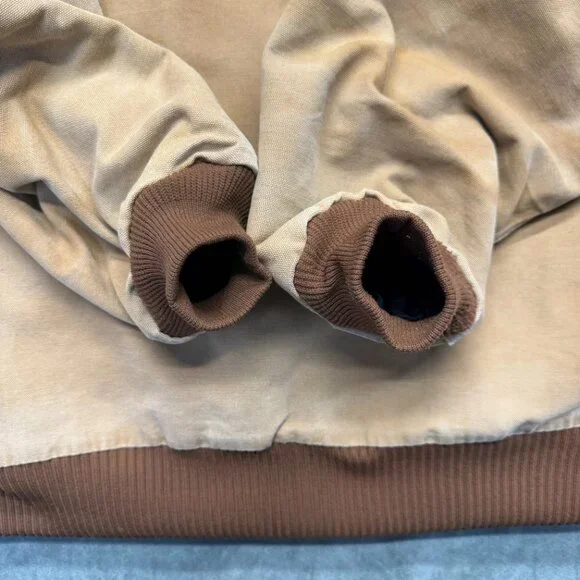 Vintage Carhartt J131 BRN Hooded Duck Jacket Sz XL USA Made Union Quilted Lined - Picture 5 of 15